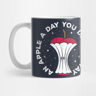 An Apple A Day You Die Anyway Mug